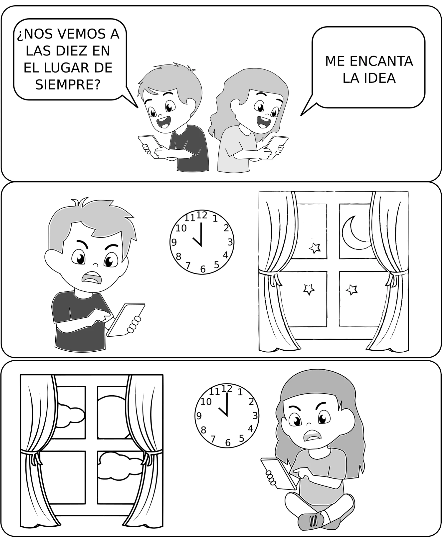 historieta relojes