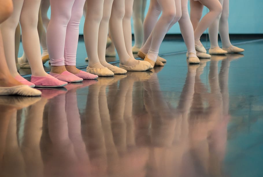 ballerina ballet girls reflection