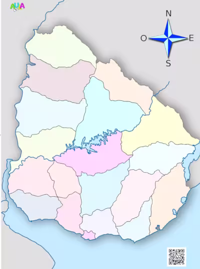 actividades para nivel inicial primero segundo con mapa del uruguay