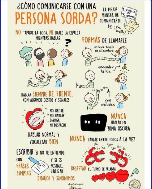 como comunicarse con una persona sorda