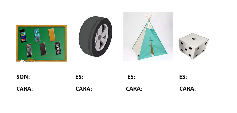 objetos en plano