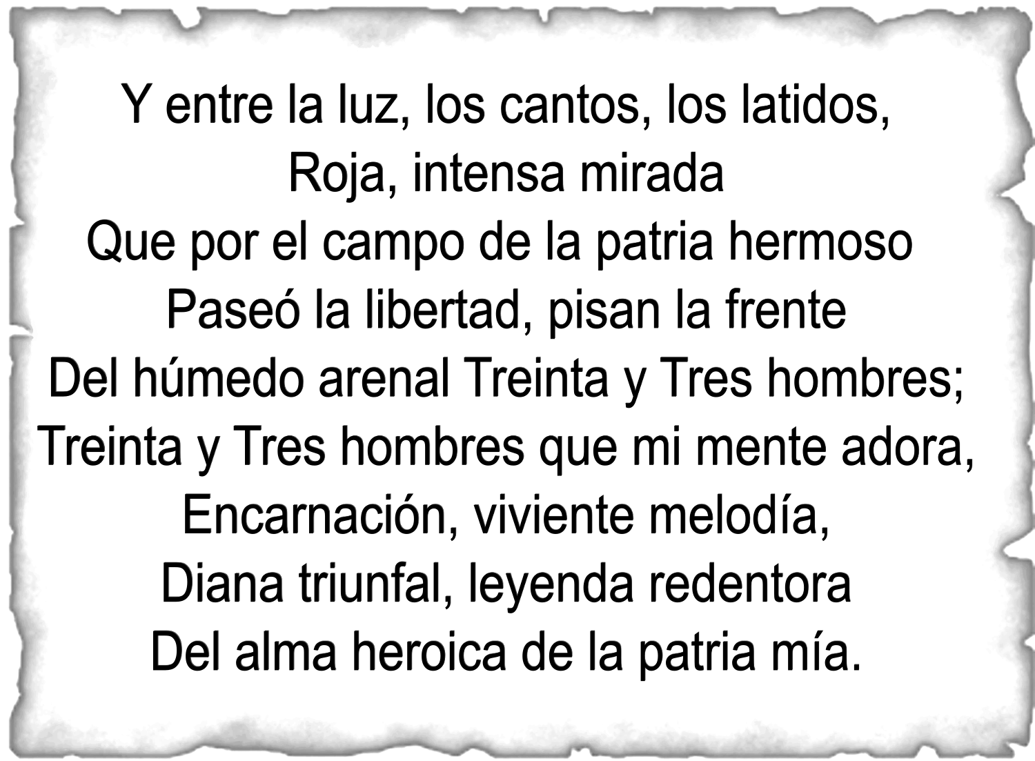 Poema de Juan Zorrilla de San Martín fragmento recurso web