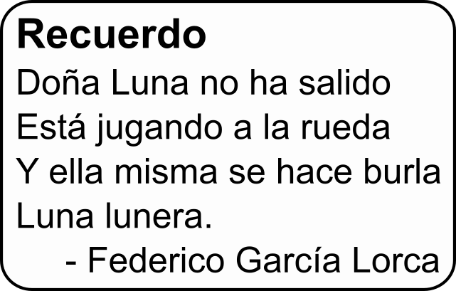 Poema Recuerdo