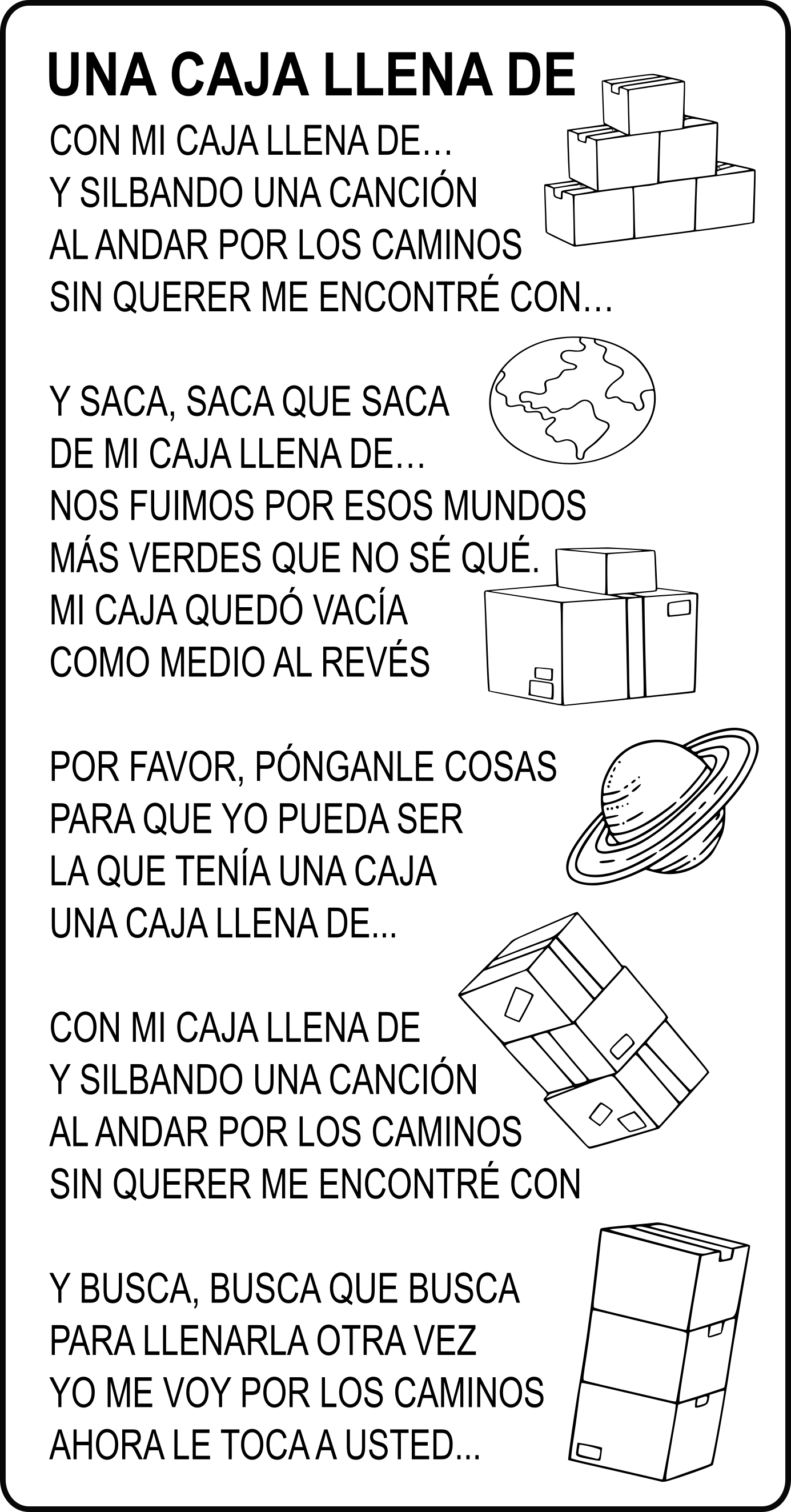 Canción una caja dewebp