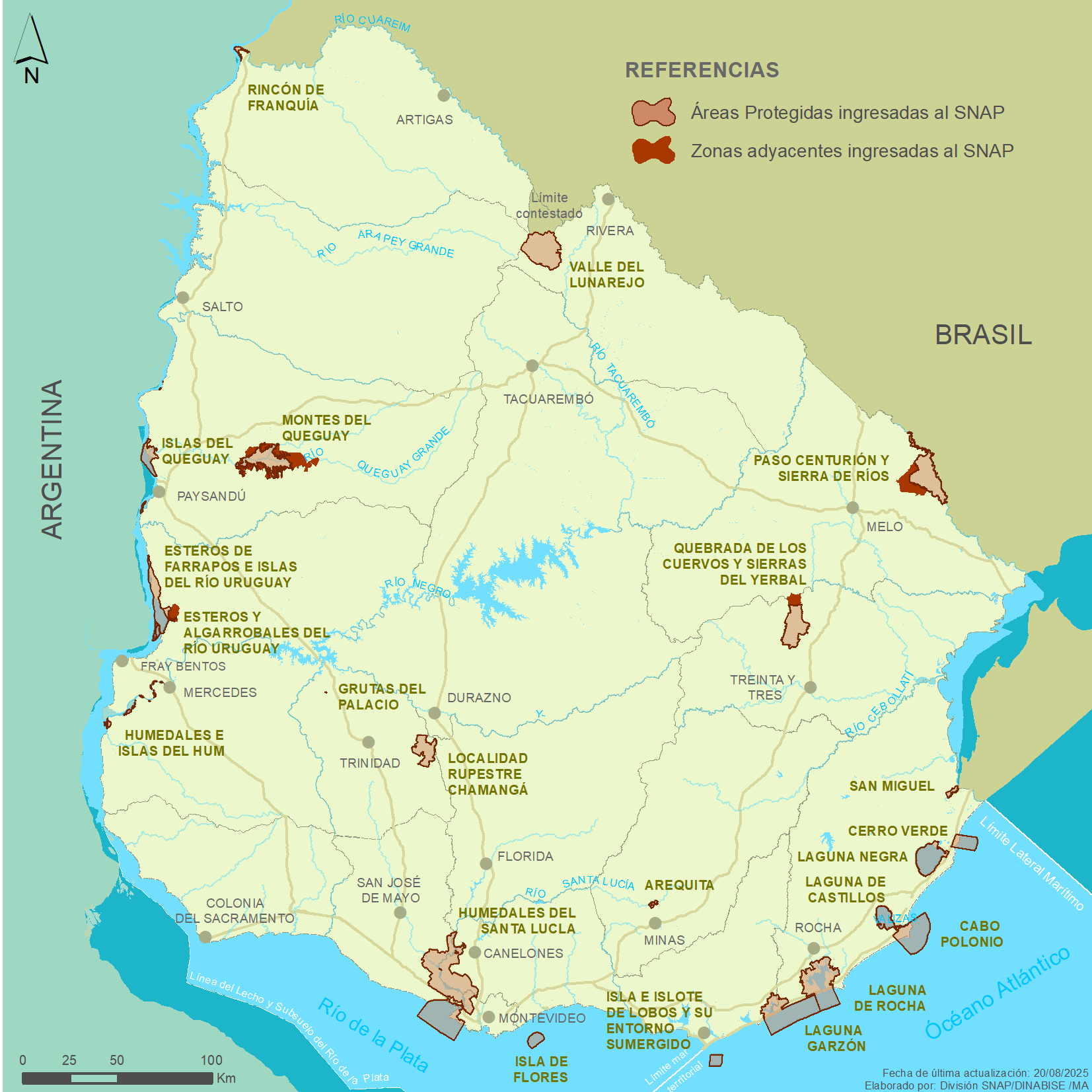 Mapa snap