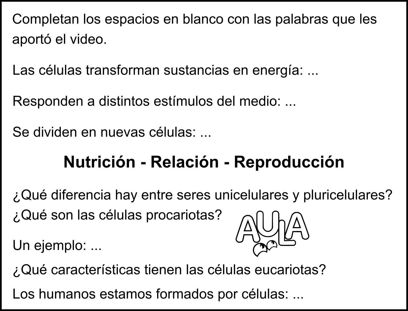 Preguntas CREA