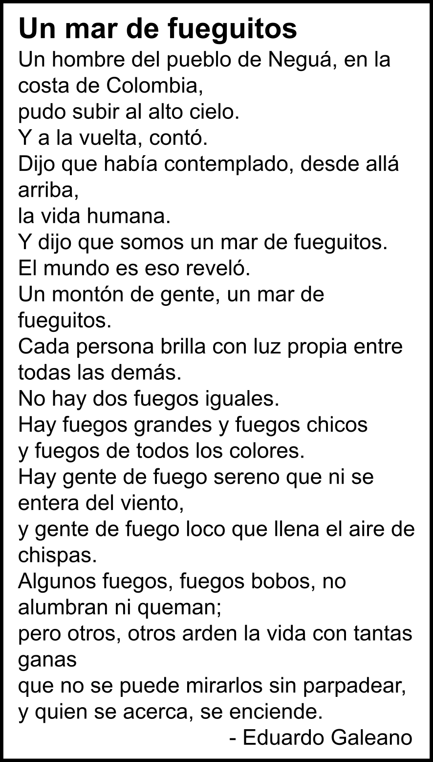 Los fueguitos
