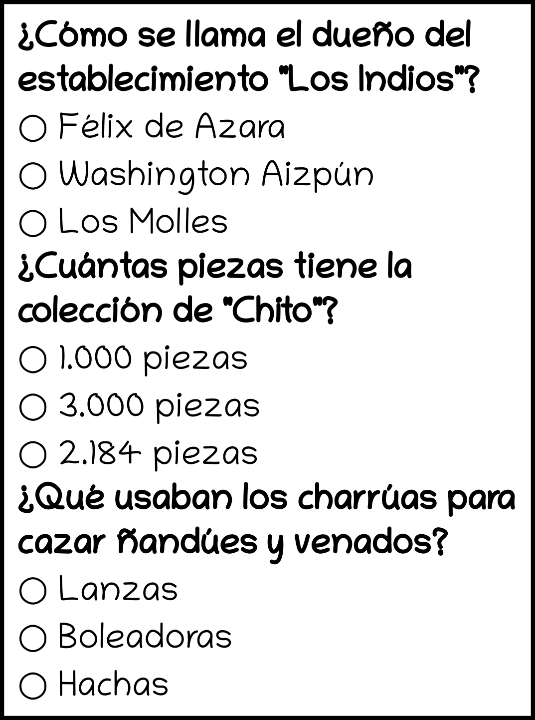 Preguntas recursos